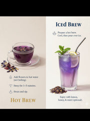 Auzma Blue Pea Flower Tea - 100Gm