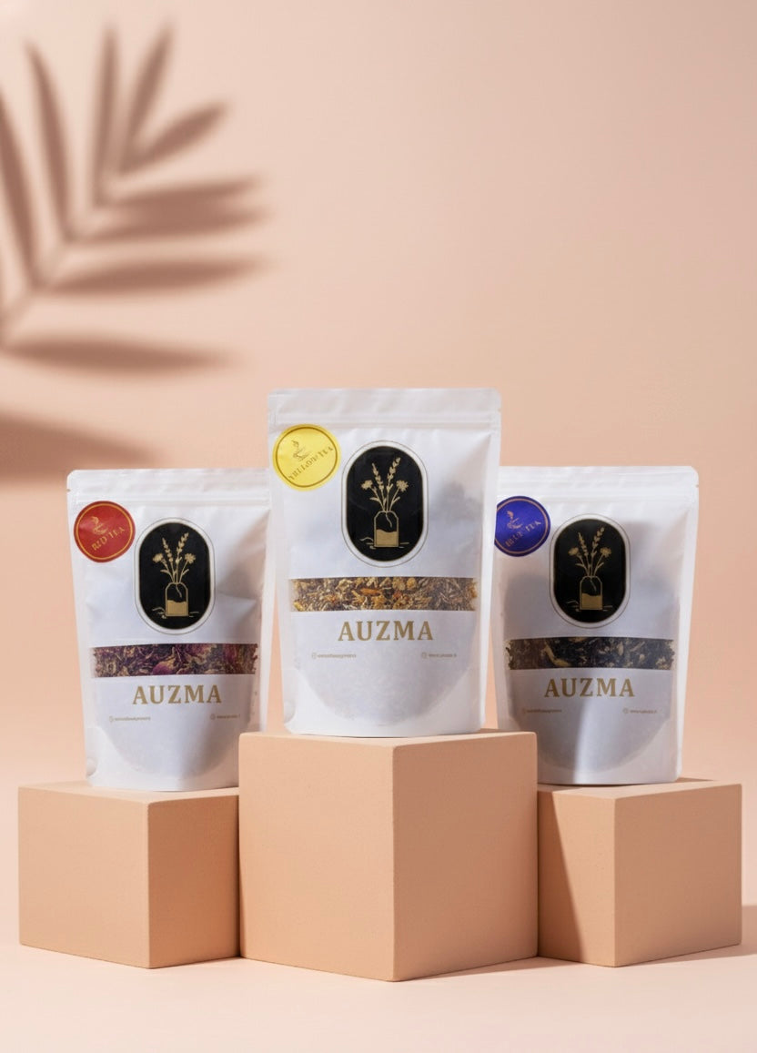 Auzma Tri-Element Wellness Collection (Blue Tea + Red Tea + Yellow Tea)