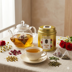 Auzma Yellow Tea Bags - 25 Tea Bags